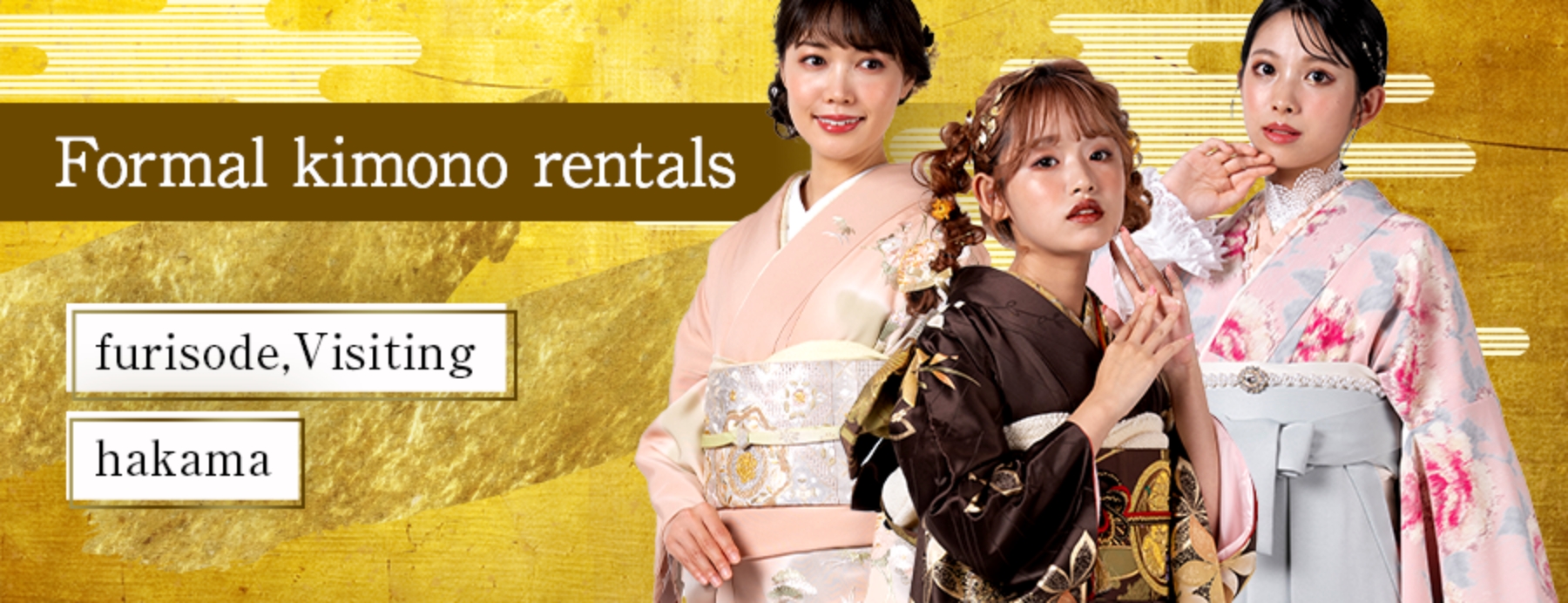 Formal Kimono Rentals furisode・visiting・hakama
