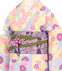 Examples of rental kimono Cute