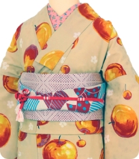 Examples of rental kimono Cute