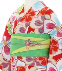 Examples of rental kimono Cute