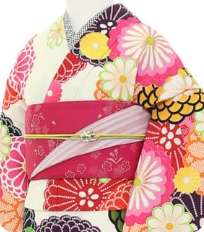 Examples of rental kimono Cute