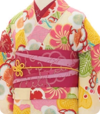Examples of rental kimono Cute