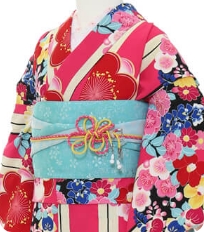 Examples of rental kimono Cute