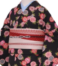 Examples of rental kimono Retro-modern
