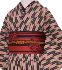 Examples of rental kimono Retro-modern