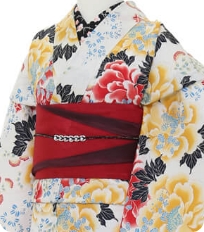 Examples of rental kimono Retro-modern