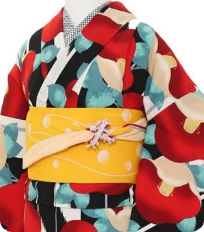 Examples of rental kimono Retro-modern