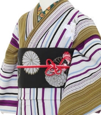 Examples of rental kimono Retro-modern