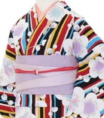Examples of rental kimono Retro-modern