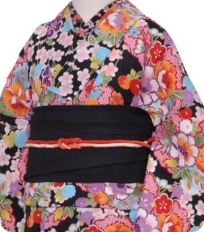 Examples of rental kimono Retro-modern