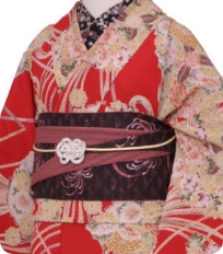 Examples of rental kimono Retro-modern