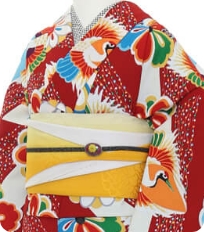 Examples of rental kimono Retro-modern