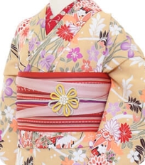 Examples of rental kimono Retro-modern