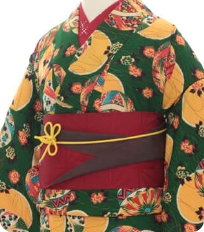 Examples of rental kimono Retro-modern