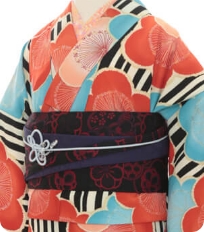 Examples of rental kimono Retro-modern