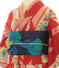 Examples of rental kimono Retro-modern