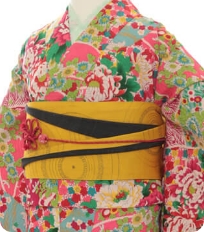 Examples of rental kimono Retro-modern