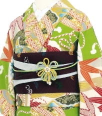 Examples of rental kimono Retro-modern
