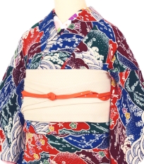 Examples of rental kimono Silk, antique