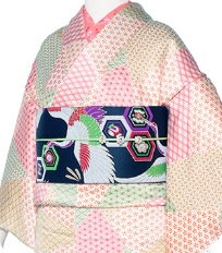 Examples of rental kimono Silk, antique