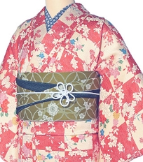Examples of rental kimono Silk, antique