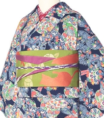 Examples of rental kimono Silk, antique