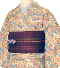 Examples of rental kimono Silk, antique