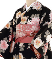 Examples of rental kimonos