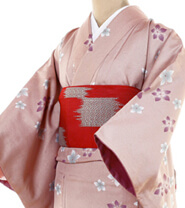 Examples of rental kimonos