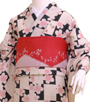 Examples of rental kimonos
