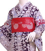 Examples of rental kimonos