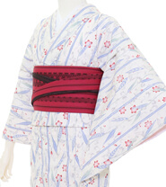 Examples of rental kimonos
