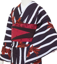 Examples of rental kimonos