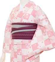 Examples of rental kimonos
