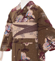 Examples of rental kimonos