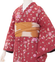 Examples of rental kimonos