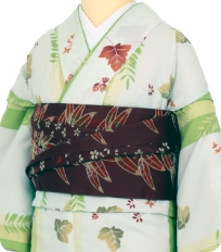 Examples of rental kimonos